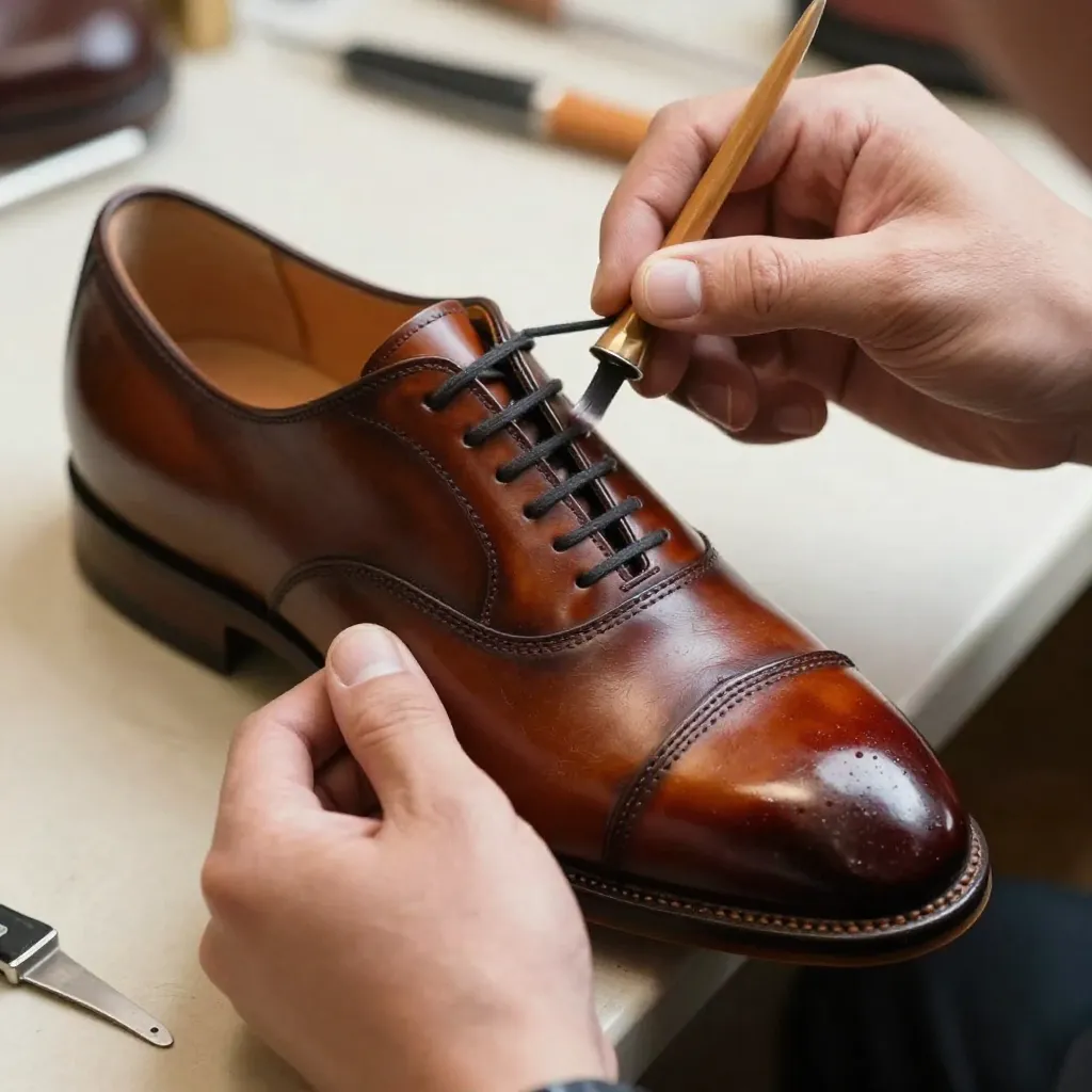 Finished patina work